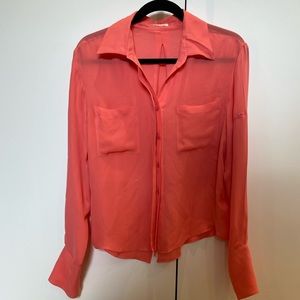 Chelsea flower silk blouse